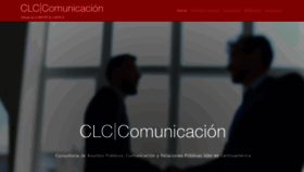 What Clccomunicacion.com website looked like in 2019 (4 years ago)