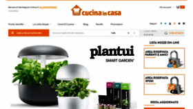What Cucinaincasa.com website looked like in 2019 (4 years ago)
