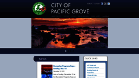 What Cityofpacificgrove.org website looked like in 2019 (4 years ago)