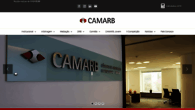 What Camarb.com.br website looked like in 2019 (4 years ago)