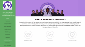 What Capefearpharmacy.com website looked like in 2019 (4 years ago)