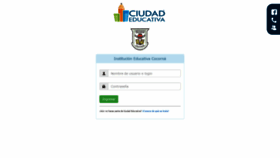 What Cocorna.ciudadeducativa.com website looked like in 2019 (4 years ago)
