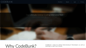 What Codebunk.com website looked like in 2019 (4 years ago)