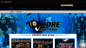 What Corevball.com website looked like in 2019 (4 years ago)