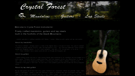 What Crystalforestmandolins.com website looked like in 2019 (4 years ago)