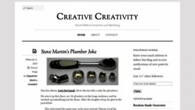What Creativecreativity.com website looked like in 2019 (4 years ago)