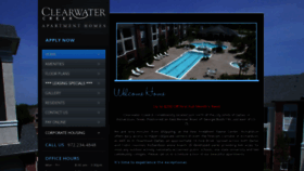 What Clearwatercreekapartments.com website looked like in 2019 (4 years ago)