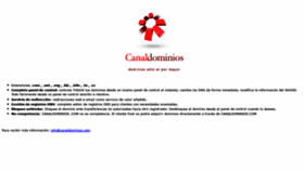 What Canaldominios.com website looked like in 2019 (4 years ago)