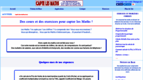 What Capte-les-maths.com website looked like in 2019 (4 years ago)