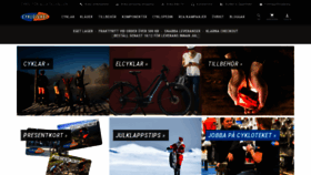 What Cykloteket.se website looked like in 2019 (4 years ago)