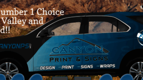 What Canyoncopyandprint.com website looked like in 2019 (4 years ago)