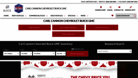 What Carlcannon.com website looked like in 2019 (4 years ago)