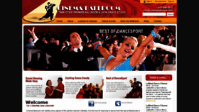 What Cinemaballroom.com website looked like in 2019 (4 years ago)