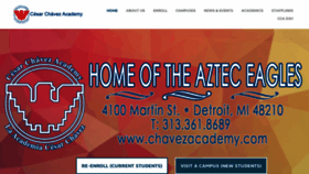 What Chavezacademy.com website looked like in 2019 (4 years ago)