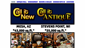 What Callitnewcallitantique.com website looked like in 2019 (4 years ago)