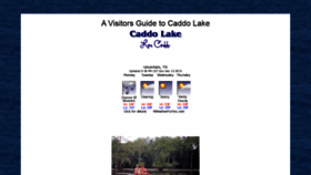 What Caddo-lake.net website looked like in 2019 (4 years ago)