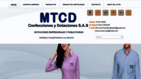 What Confeccionesydotaciones.com website looked like in 2019 (4 years ago)