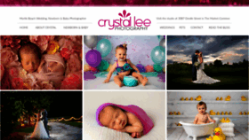 What Crystalleephotography.com website looked like in 2019 (4 years ago)