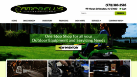 What Campbellssmallengine.com website looked like in 2019 (4 years ago)