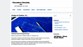 What Chalkerclosing.com website looked like in 2019 (4 years ago)