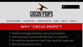What Circusprops.net website looked like in 2019 (4 years ago)