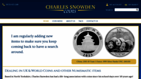 What Charlessnowdencoins.com website looked like in 2019 (4 years ago)