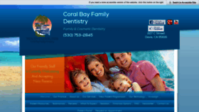 What Coralbaydentistry.com website looked like in 2019 (4 years ago)