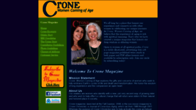 What Cronemagazine.com website looked like in 2019 (4 years ago)