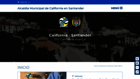 What California-santander.gov.co website looked like in 2019 (4 years ago)