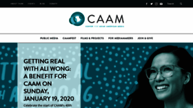What Caamedia.org website looked like in 2019 (4 years ago)