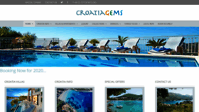 What Croatiagems.com website looked like in 2019 (4 years ago)
