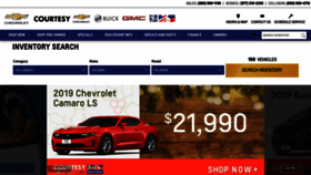 What Courtesychevroletbreauxbridge.com website looked like in 2019 (4 years ago)
