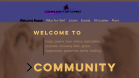 What Communityofchristchurch.com website looked like in 2019 (4 years ago)