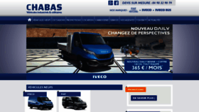 What Chabas-vehicules.fr website looked like in 2019 (4 years ago)