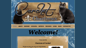 What Chartreuxcats.net website looked like in 2019 (4 years ago)