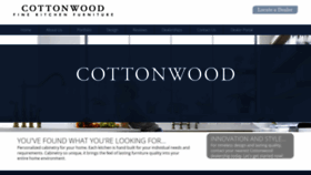 What Cottonwoodcabinets.com website looked like in 2019 (4 years ago)