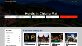 What Chiangmai-hotels4u.com website looked like in 2019 (4 years ago)