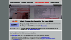 What Chaintransaction-calculator.de website looked like in 2019 (4 years ago)