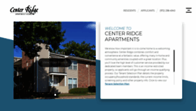 What Centerridgeapartments.com website looked like in 2019 (4 years ago)