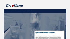 What Cytotherm.com website looked like in 2019 (4 years ago)