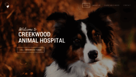 What Creekwoodanimalhospital.com website looked like in 2019 (4 years ago)