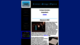 What Csopera.org website looked like in 2019 (4 years ago)