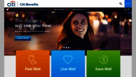What Citibenefits.com website looked like in 2019 (4 years ago)