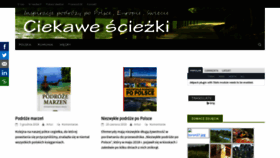 What Ciekawesciezki.pl website looked like in 2019 (4 years ago)