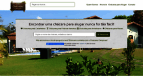 What Chacarascampinas.com.br website looked like in 2019 (4 years ago)