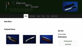 What Customknifetrader.com website looked like in 2019 (4 years ago)