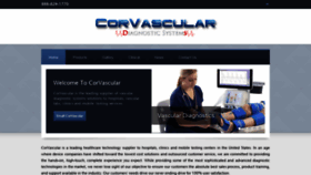 What Corvascular.com website looked like in 2019 (4 years ago)