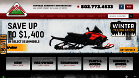 What Centralvermontmotorcycles.com website looked like in 2019 (4 years ago)