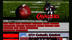 What Cookevillefootball.com website looked like in 2019 (4 years ago)