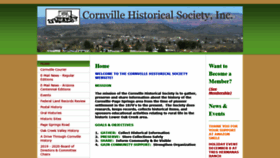 What Cornville-historical-society.org website looked like in 2019 (4 years ago)